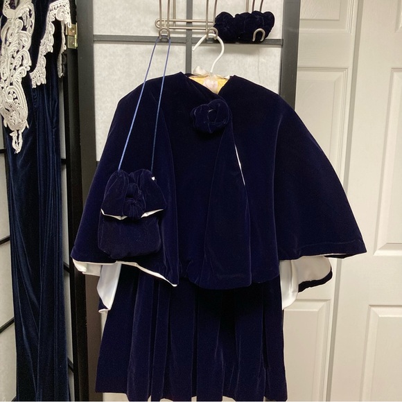 Vintage 1993 EUC (wore 1x) Jessica McClintock (made from pattern) Girls size 5 - Picture 9 of 15